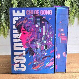 Fairyloot Coldwire by Chloe Gong Sprayed Edge Hardcover Foiled December Book